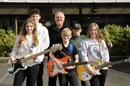 Business supports music making for Shropshire charity
