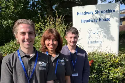 Clickingmad Team Bring Warmth and Support to Headway Shropshire