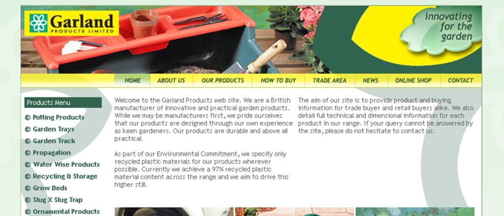garland products before